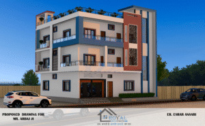 3d elevation for mr.arbaj ji a